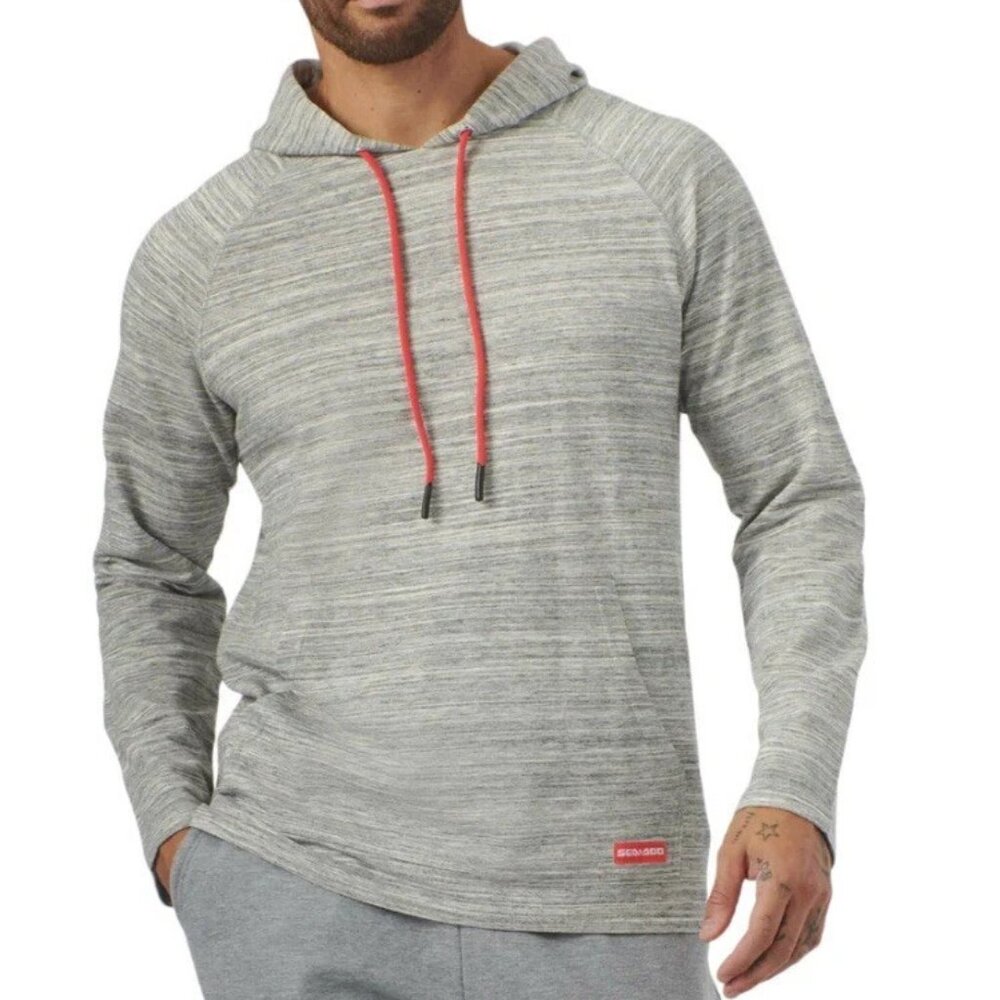 Sea-Doo Men’s French Terry Pullover Hoodie Sweatshirt – Size Small – Gray
